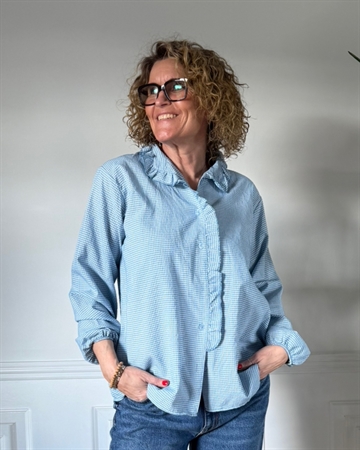 Marta Du Chateau Mdc Fleur Shirt 6879 Avio Skjorte